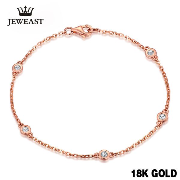 

18k pure rose gold natural bracelet women fashion bangle romantic female jewelry girl gift party trendy good, Golden;silver