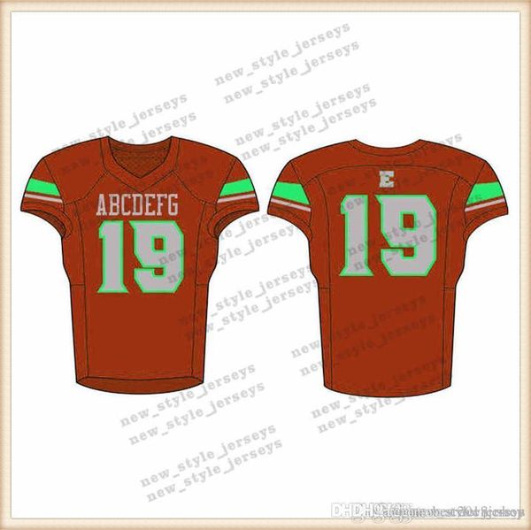 

2020 127men 2019 youth football jerseys army green wine red embroidery logos stitched custom any name any number jerseys, Black;red