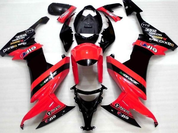 

4 gifts new abs motorcycle full fairings kit fit for kawasaki ninja zx-10r zx10r 2008 2009 2010 08 09 10 10r red black