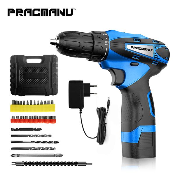 

12v cordless screwdriver drill electric drill mini cordless electric screwdriver power tool
