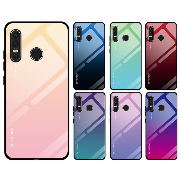 

Чехол для телефона с градиентом для Huawei P30 Lite P30 Pro P20 P20Pro Mate 20 Pro Mate20 Y7 Prime Y6
