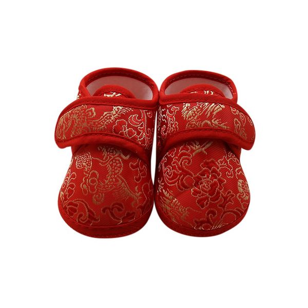 

baby shoes 2019 fashion newborn infant first walkers embroidery princess shoe soft sole anti-slip toddler girls crib shoes