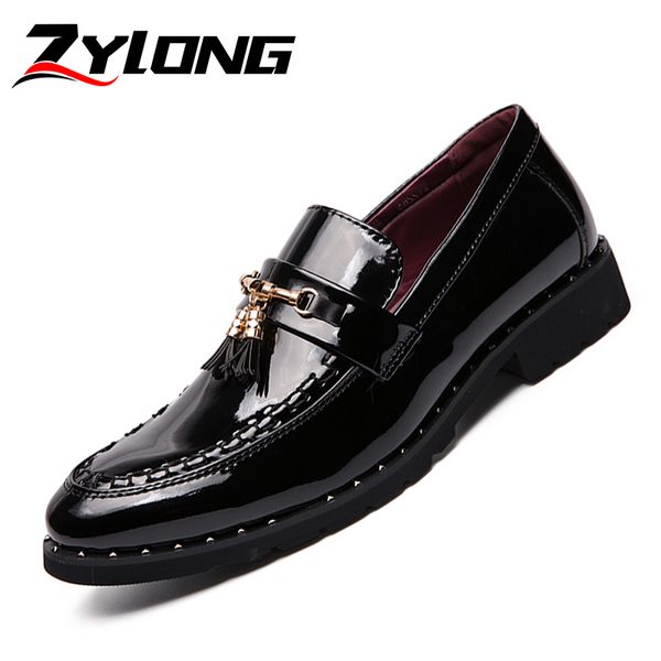 

eur size 38-47 luxury italian office shoes men black exquisite tassel oxford shoes for men dress gold
