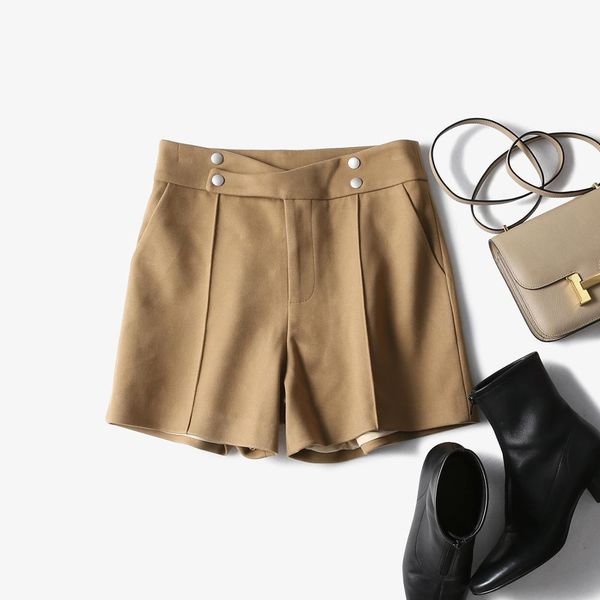 

2019 winter new arrival office lady shorts women lady hmr19428dec1, White;black