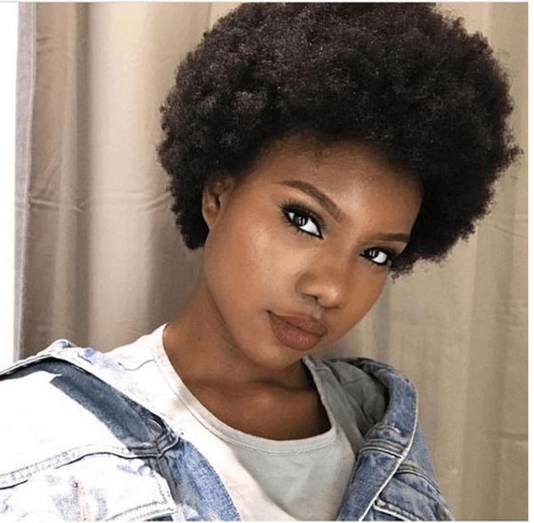Black Color Hairstyle Kinky Curly Wigs African Ameri Brazilian