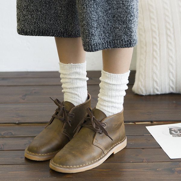 

women socks new autumn winter japanese fashion colorful striped socks medias cotton long funny, Black;white