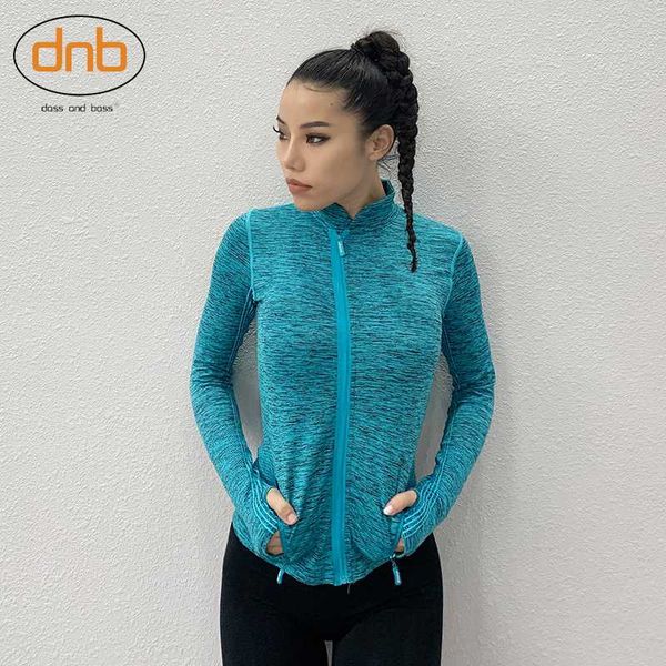 

women fashion diagonal zipper quick dry sport jacket sectional dyed long-sleeve thumb hole slim fitness yoga coat running, White;red