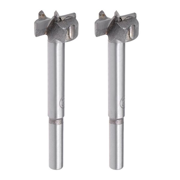 

uxcell forstner wood boring drill bit 22mm dia. hole saw carbide tip round shank cutting for hinge plywood mdf cnc tool 2pcs