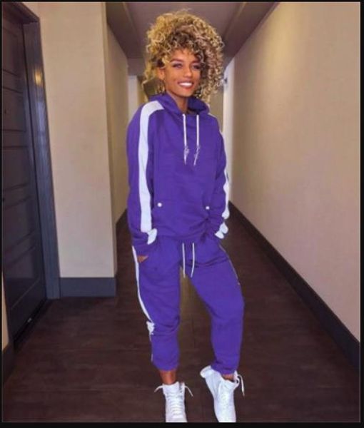 

письмо для печати для женщин 2pcs дизайнерские костюмы одежда мода марка женщины костюмы с капюшоном с длинным рукавом брюки спортивные набо, Gray