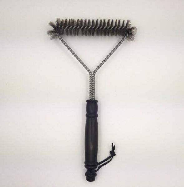 

30pcs clean tool barbecue grill bbq brush stainless steel wire bristles cleaning brushes with handle durable cooking bbq tool