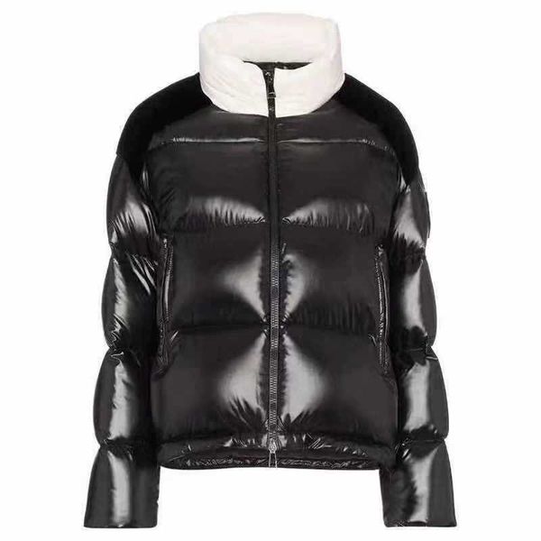 

2019 autumn winter new women's zipper coat letters down jacket warm outwear, Black