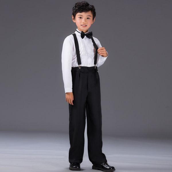 

wholesale fashion cute child chorus perform student bow tie necktie collar clothes, Black;blue