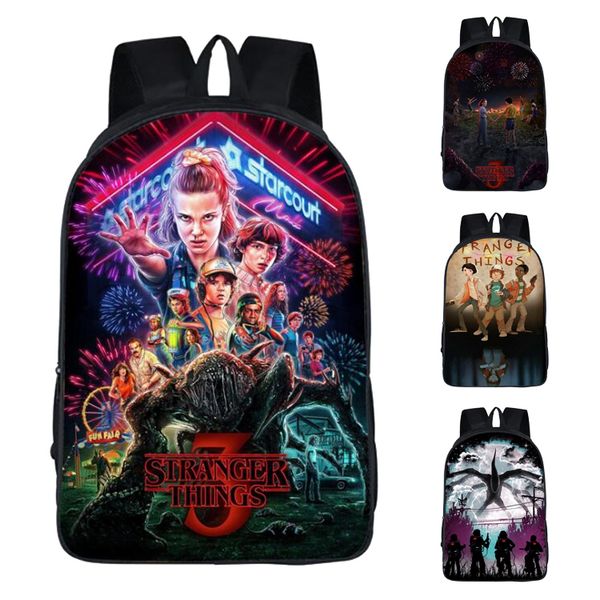 Stranger Things Backpacks 12 Designs 16 Inch Stranger Things Print