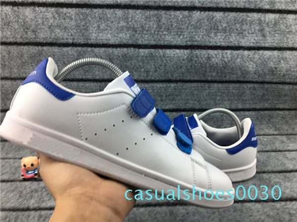 

2019 fashion lovers stan smith hook loop men women boys and girls warm casual shoes size eur36-45 c30, Black