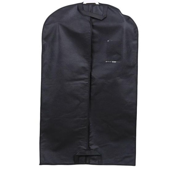 Nicht gewebter Anzug Overmantelabdeckung Abdeckung Hochwertig schwarze Kleidung Aufbewahrungstasche Reisestange Kleidungsstraße Abdeckung Fahrt Reise