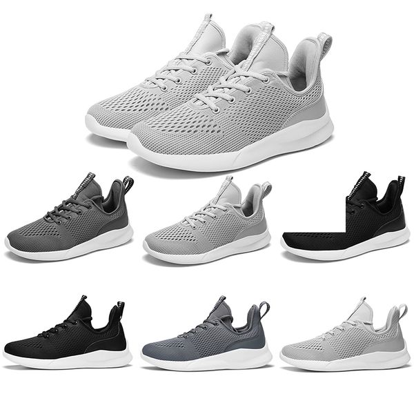 

2020 fashion women mens running shoes black white grey mesh breathable sports sneakers mens trainers homemade brand made in china size 39-44, White;red