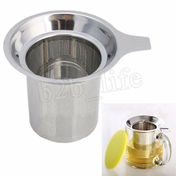 

reusable stainless steel mesh tea infuser tea strainer teapot tea leaf spice filter drinkware kitchen accessories mma2769