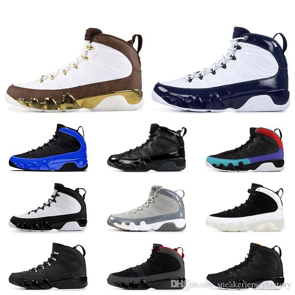 

2019 jumpman 9 9s mens basketball shoes air racer blue dream do it unc space jam oregon ducks statue retro mens trainers sneakers, White;red