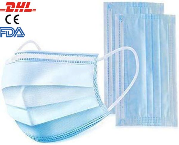 

dhl ship 12 hour disposable face masks with elastic ear loops safety masks comfortable filter safety mask for dust protection