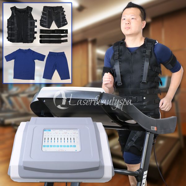 

ems electronic muscle simulation micro current body slimming gymnasium usage suit for different gym equipments