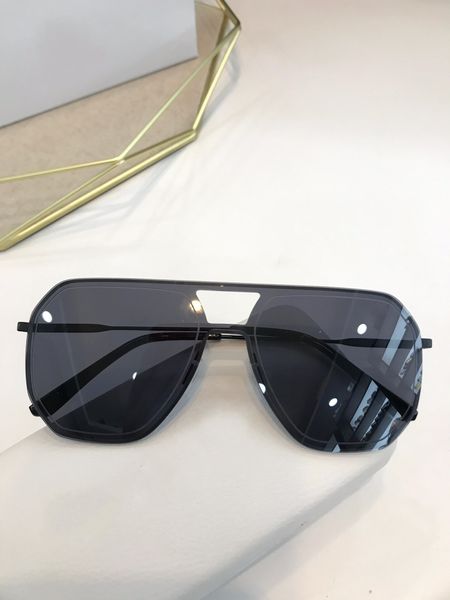 

luxury sunglasses mens sunglasses women classic style plank metal frame 4387 uv400 protection outdoor eyewear with box, White;black