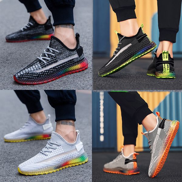 

sale factorydirect explosion rainbow 4d printed mens black running shoes for mens women athletic trainers sports sneaker zapatos runner