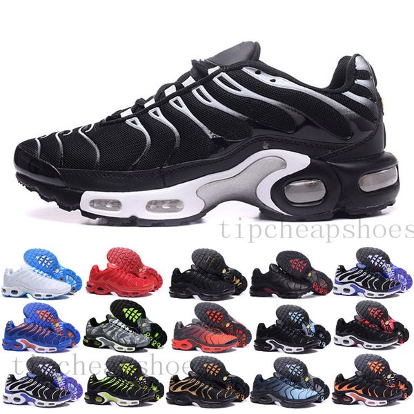 

discount hight quality sports casual shoes new tn men black white red mens breathable runner sneakers man trainers tennis shoes w-03, Black;brown