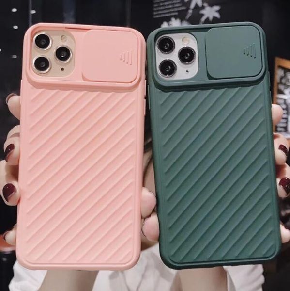 

100pcs phone case with push-pull camera protection for iphone 6s 7 8 xr xs 11 pro max plus protective case