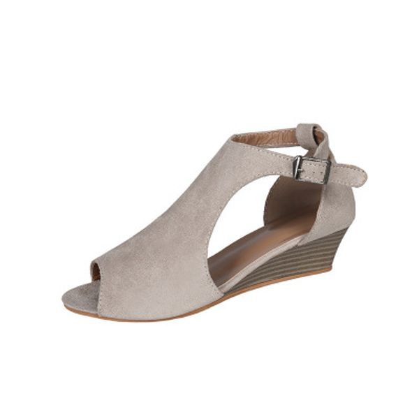 

2019 slope flange flat bottom fish mouth original old high with sandals woman shoes with all color is available is the size of the non col, Black