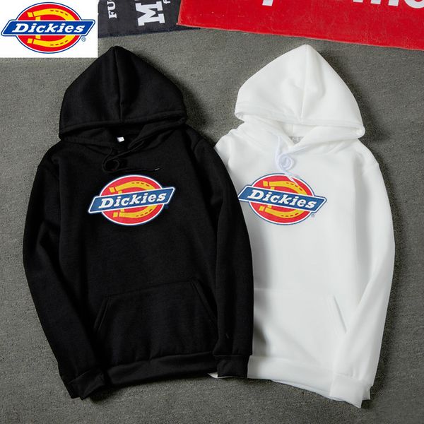 

бесплатная доставка dickies мужчины женщины весна осень зима толстовки хлопок унисекс dk толстовки прилив скейтборд tops s-3xl высокого каче, Black