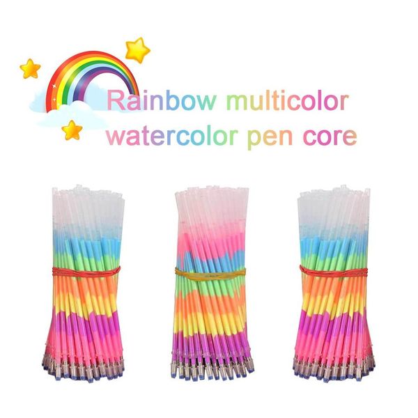 

ink gel pen refill neutral pen refill office school supplies rainbow color