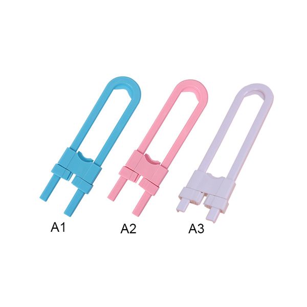 

4pcs/lot baby safety lock protection cabinet wardrobe drawer door cupboard u shape muti function locks for children security