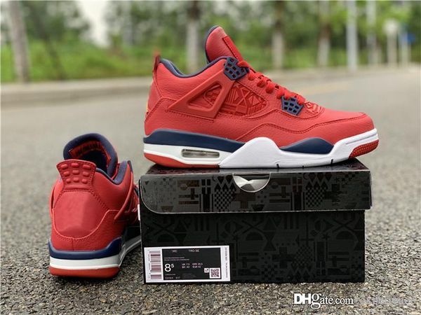 retro 4 gym red obsidian white metallic gold