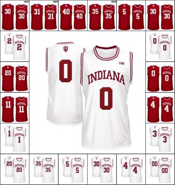 

indiana hoosiers 0 curtis jones 30 collin hartman 23 eric gordon 4 victor oladipo 40 cody zeller 11 devonte green college basketball jerssy, Black