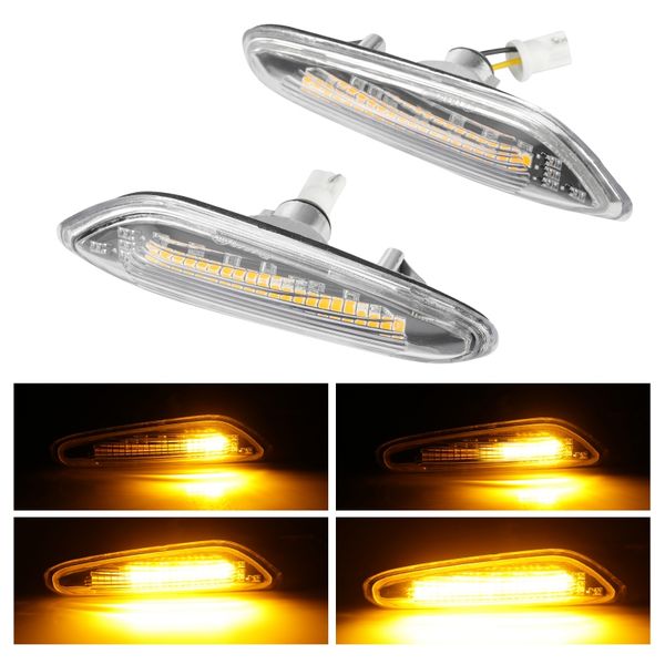 

2pcs 12v car led brake turn signal side marker light indicator lamp fit for e82 e88 e60 e61 e90 e91 e92 e93 car accessories