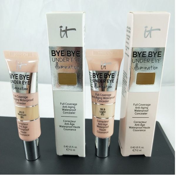 

new dropshipping maquiagem brand makeup under eye full coverage waterproof concealer primer 0.4 us 12ml .in stock