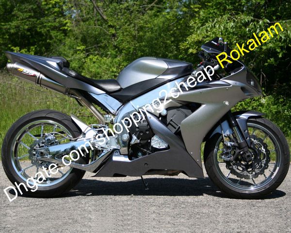 YAMAHA YZF R1 1000 04 05 06 YZFR1 YZF1000 2004 ~ 2006 Gri Siyah Motosiklet ABS Vücut Kiti (Enjeksiyon Kalıplama)