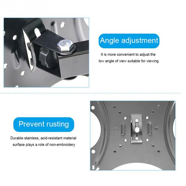 

14-42inch support hanging wall mount easy install tv bracket strong bearing screen iron rack rotate universal adjustable angle