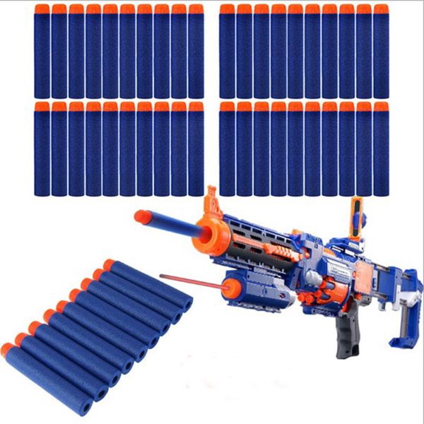 

7 2cm nerf n trike elite erie refill oft foam bullet dart gun toy bullet 9color for children chri tma gift