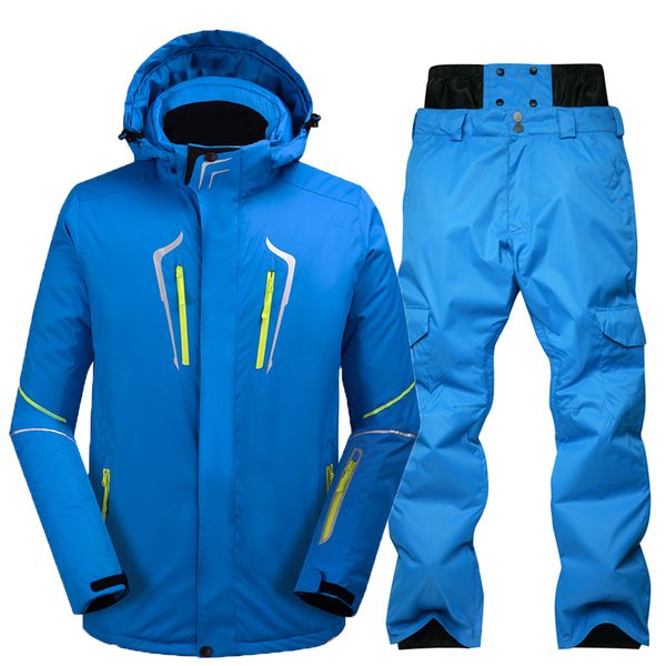 

new men's ski jacket outdoor ski suit windproof warm warm jacket waterproof snow sportswear set winter clothes