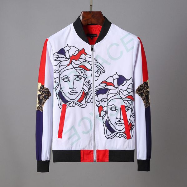 

sun jacket men's jacket stand collar regular 2019 spring and autumn new business jacket casual large youth motorcycle trend, Black;brown