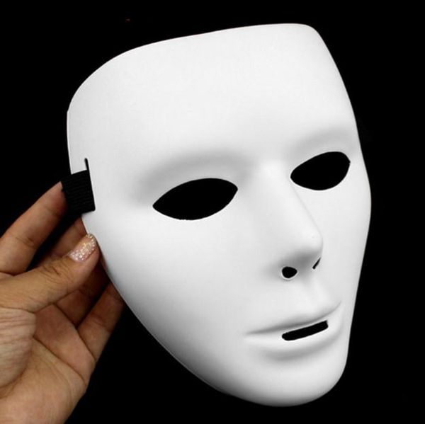 

funny party cosplay halloween festival white full face dance costume mask for men women hip-hop dance ball mask party face fancy dress up