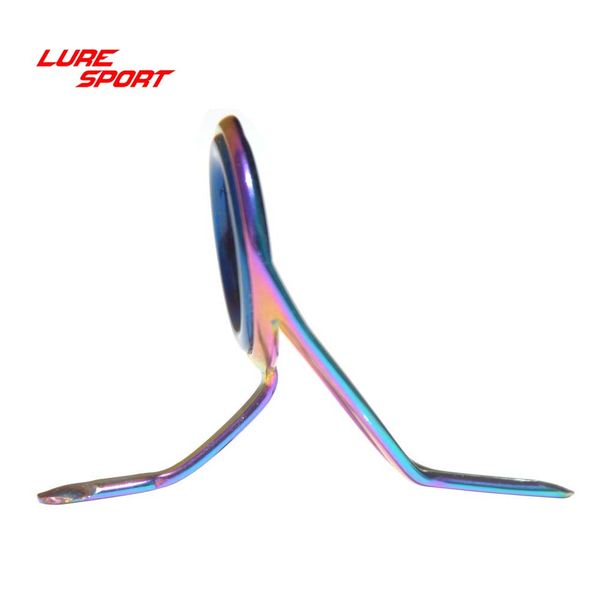 

luresport 9pcs guide set casting rod building component kw rainbow frame guide fishing pole repair diy accessory