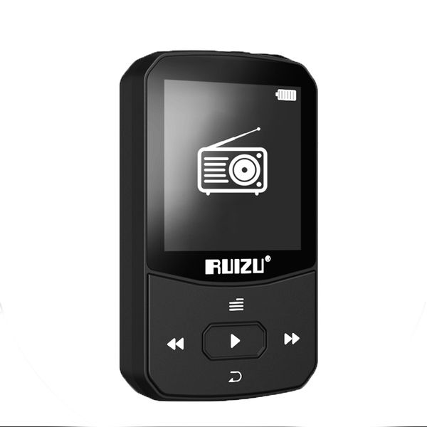 

new arrival original ruizu x52 sport bluetooth mp3 player 8gb clip mini with screen support fm,recording,e-book,clock,pedometer
