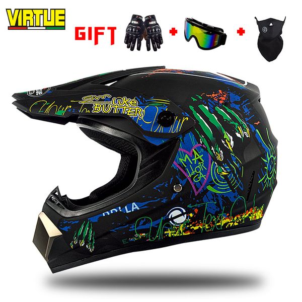 

2019 professional racing motocross casque hors route casque moto capacete moto casco off-road cartoon children motorcycle helmet