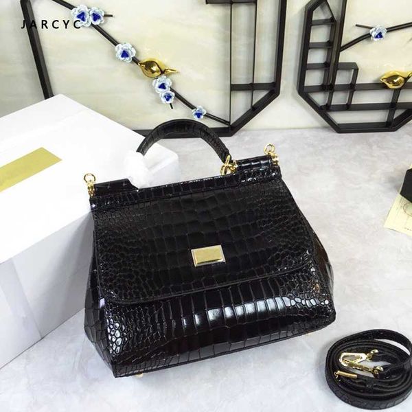 

alligator sac main femme mini leather crossbody сумки для женщин 2019 черное плечо сумка-мессенджер леди дорожные кошельки и сумки
