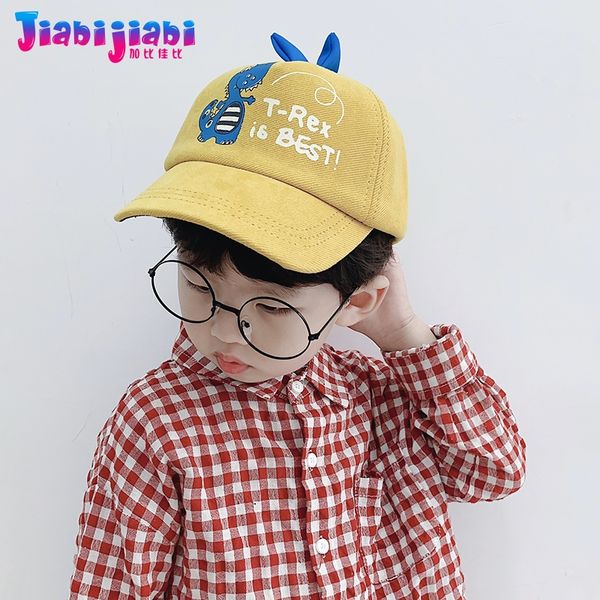 

baby summer peaked cap preschool toddler spring autumn baseball cap baby boys girls cute dinosaur kids sun visor hat 2-6 old, Blue;gray