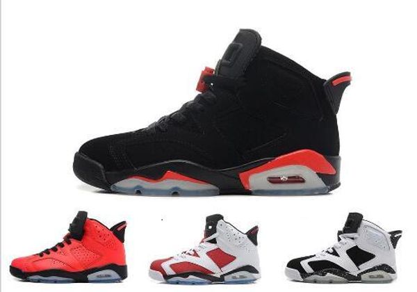 

new 6 basketball shoes olympic red black infrared carmine sneaker sport shoe for online sale