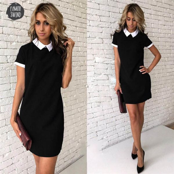 

dress women autumn turn down collar ladies work dress elegant vintage business office pencil bodycon midi designer clothes, Black;gray