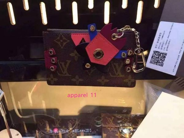 

m61487 classic coin purse brown coin pouch key holders wallet bag bags wallets purse mini clutches exotics evening chain belt bags